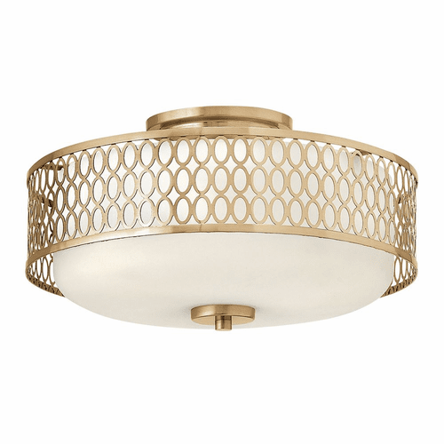 Fredrick Ramond Jules Bath Semi-flush - Brushed Gold - FR35601BRG