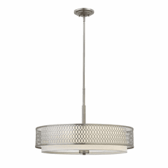 Fredrick Ramond Jules Inverted Pendant - Brushed Nickel - FR35604BNI Fredrick Ramond Jules Inverted Pendant - Brushed Nickel - FR35604BNI
