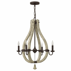 Fredrick Ramond Middlefield Single Tier Chandelier - Iron Rust - FR40574IRR Fredrick Ramond Middlefield Single Tier Chandelier - Iron Rust - FR40574IRR