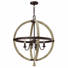 Fredrick Ramond Middlefield Single Tier Foyer Chandelier - Iron Rust - FR40564IRR Fredrick Ramond Middlefield Single Tier Foyer Chandelier - Iron Rust - FR40564IRR