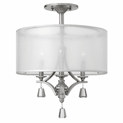 Fredrick Ramond Mime Semi-Flush Mount - Brushed Nickel - FR45601BNI Fredrick Ramond Mime Semi-Flush Mount - Brushed Nickel - FR45601BNI