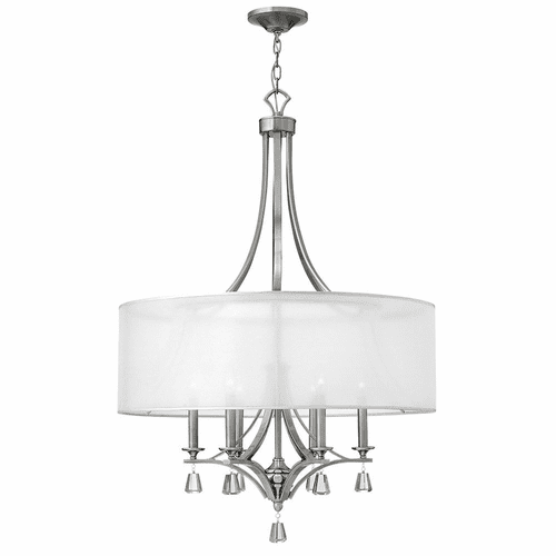 Fredrick Ramond Mime Single Tier Foyer Light - Brushed Nickel - FR45608BNI