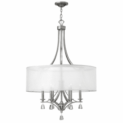 Fredrick Ramond Mime Single Tier Foyer Light - Brushed Nickel - FR45608BNI