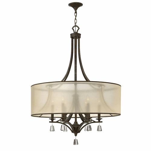 Fredrick Ramond Mime Single Tier Foyer Light - French Bronze - FR45608FBZ