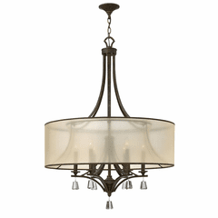 Fredrick Ramond Mime Single Tier Foyer Light - French Bronze - FR45608FBZ Fredrick Ramond Mime Single Tier Foyer Light - French Bronze - FR45608FBZ