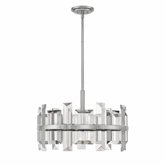 Fredrick Ramond Odette Single Tier Pendant - Polished Nickel - FR39214PNI