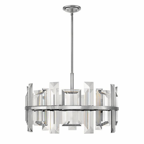 Fredrick Ramond Odette Single Tier Pendant - Polished Nickel - FR39215PNI