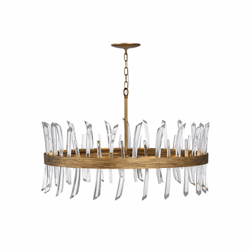 Fredrick Ramond Revel Chandelier - Burnished Gold - FR30905BNG