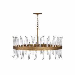 Fredrick Ramond Revel Chandelier - Burnished Gold - FR30905BNG
