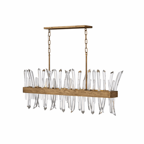Fredrick Ramond Revel Chandelier - Burnished Gold - FR30908BNG