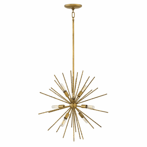 Fredrick Ramond Tryst Stem Hung Pendant - Burnished Gold - FR43014BNG