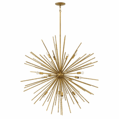 Fredrick Ramond Tryst Stem Hung Pendant - Burnished Gold - FR43016BNG