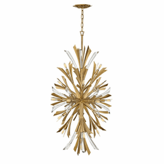 Fredrick Ramond Vida Chandelier - Burnished Gold - FR40907BNG