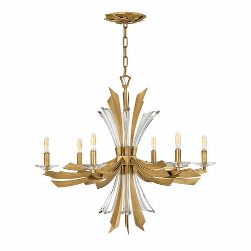 Fredrick Ramond Vida Chandelier - Burnished Gold - FR40908BNG