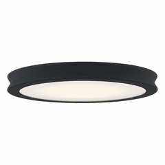 Fusion Bevel 16" LED Flush Mount - Matte Black - Textured - FSN-4182-OPAL-MBTX Fusion Bevel 16" LED Flush Mount - Matte Black - Textured - FSN-4182-OPAL-MBTX
