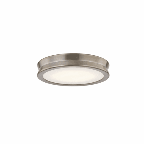 Fusion Collection Bevel 8.5" LED Flush Mount - Brushed Brass - FSN-4180-OPAL-BRSS