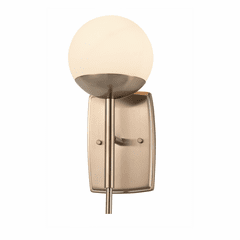 Fusion Collection Epoch 1-Light Wall Sconce - Brushed Brass - FSN-8961-OPAL-BRSS