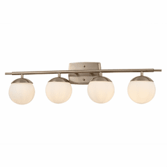 Fusion Collection Epoch 4-Light Bath Bar - Brushed Brass - FSN-8964-OPAL-BRSS