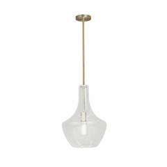 Fusion Collection Harlow 12" Pendant - Brushed Brass - FSN-4170-SEED-BRSS