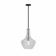 Fusion Collection Harlow 12" Pendant - Matte Black - FSN-4170-SEED-MBLK