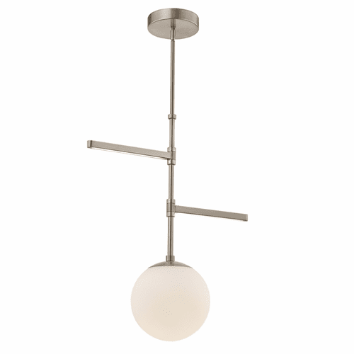 Fusion Collection Intersect 3-Light Pendant - Brushed Brass - FSN-4255-OPAL-BRSS