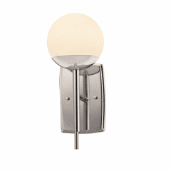 Fusion Epoch 1-Light Wall Sconce - Polished Chrome - FSN-8961-OPAL-CROM