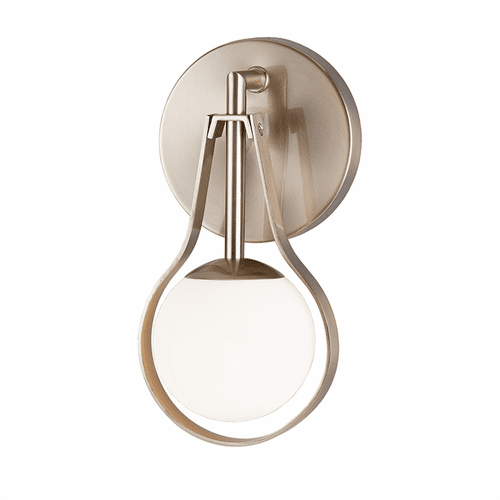 Fusion Pearl 1-Light Wall Sconce - Brushed Brass - FSN-4231-OPAL-BRSS