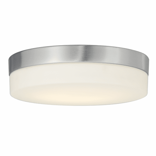 Fusion Pixel 11" Round LED Flush Mount - Brushed Nickel - FSN-4133-OPAL-NCKL