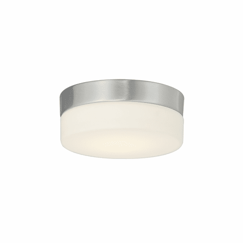 Fusion Pixel 5" Round LED Flush Mount - Brushed Nickel - FSN-4130-OPAL-NCKL
