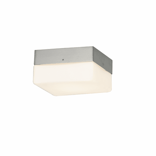 Fusion Pixel 5" Square LED Flush Mount - Brushed Nickel - FSN-4140-OPAL-NCKL