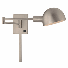 George Kovacs 1-LT Swing Arm Wall Sconce - Matte Brushed Nickel - P600-3-603 George Kovacs 1-LT Swing Arm Wall Sconce - Matte Brushed Nickel - P600-3-603