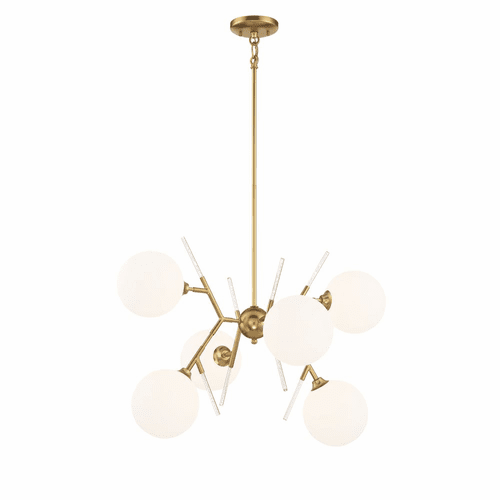 George Kovacs 6-LT Chandelier - Honey Gold - P1486-248