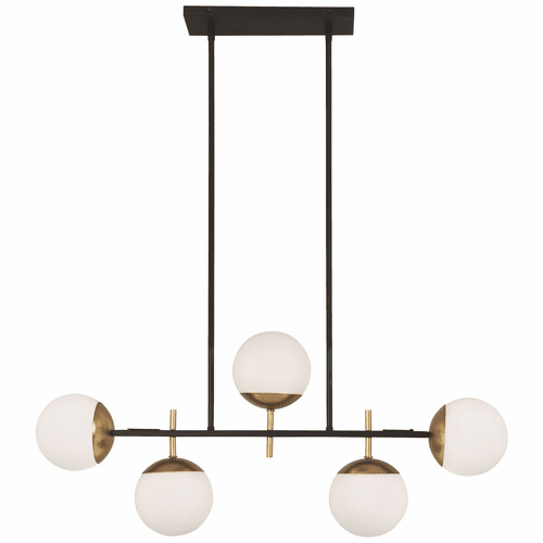 George Kovacs Alluria 5-LT Island Light - Weathered Black  - P1355-618