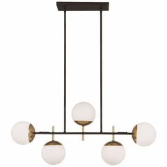 George Kovacs Alluria 5-LT Island Light - Weathered Black  - P1355-618