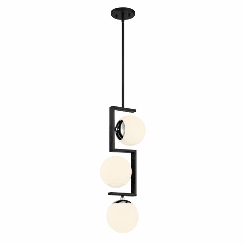 George Kovacs Alluria II 3-LT Pendant - Coal - P5421-572