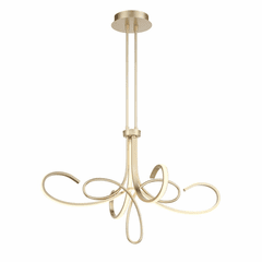 George Kovacs Astor 32" LED Chandelier - Soft Gold - P5436-697-L