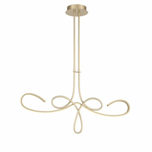 George Kovacs Astor 37.75" LED Island Light - Soft Gold - P5435-697-L