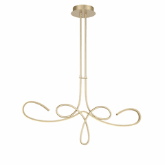 George Kovacs Astor 37.75" LED Island Light - Soft Gold - P5435-697-L