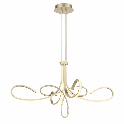 George Kovacs Astor 38" LED Chandelier - Soft Gold - P5437-697-L