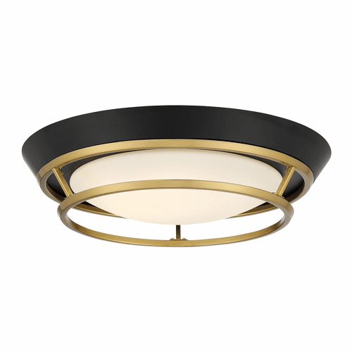 George Kovacs Beam Me Up! LED Flush Mount - Brushed Nickel - P5371-689-L