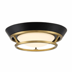 George Kovacs Beam Me Up! LED Flush Mount - Sable Bronze Patina - P5372-689-L