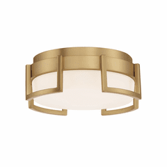 George Kovacs Bezel Set LED Flush Mount - Honey Gold - P953-1-248-L