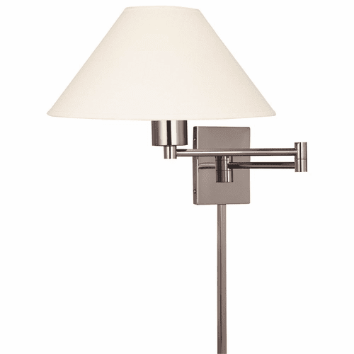 George Kovacs Boring 1-LT Swing Arm Wall Lamp - Matte Brushed Nickel - P4358-1-603