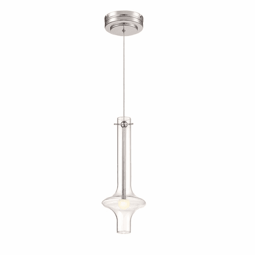 George Kovacs Bottleneck 1-LT LED Pendant - Chrome - P22-077-L
