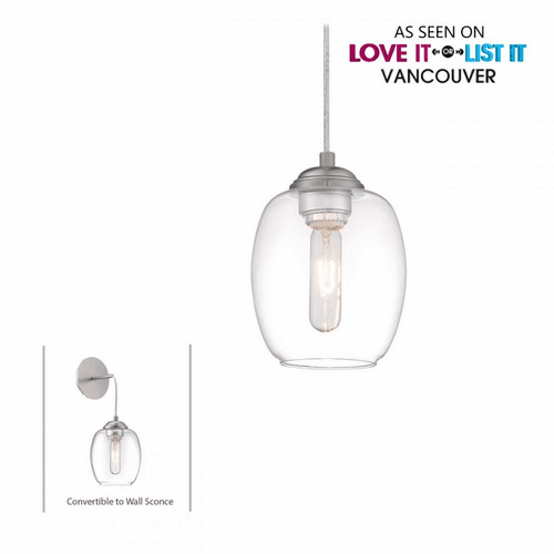 George Kovacs Bubble 1-LT Mini Pendant - Brushed Nickel - P931-084