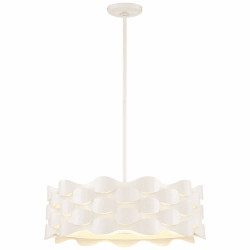 George Kovacs Coastal Current LED Pendant - Sand White - P1304-655-L