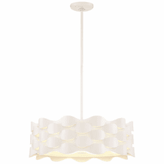 George Kovacs Coastal Current LED Pendant - Sand White - P1304-655-L