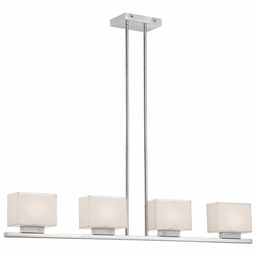 George Kovacs Cubism 4-LT Island Light - Chrome - P128-077