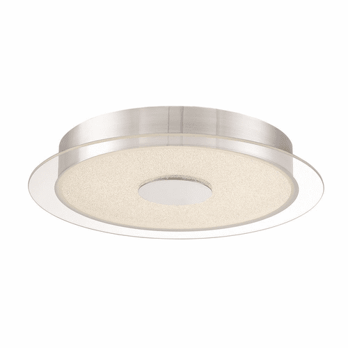 George Kovacs Diamond Dust LED Flush Mount - Chrome - P845-077-L