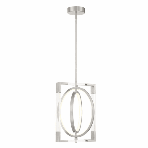 George Kovacs Double Take LED Pendant - Brushed Nickel - P2264-084-L